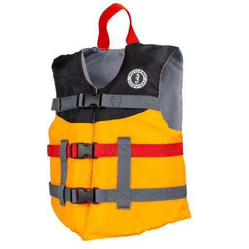 Mustang Youth Livery Foam Vest - Mango/Black [MV2300-203-0-253] Brand_Mustang Survival, Marine Safety, Marine Safety | Personal Flotation 