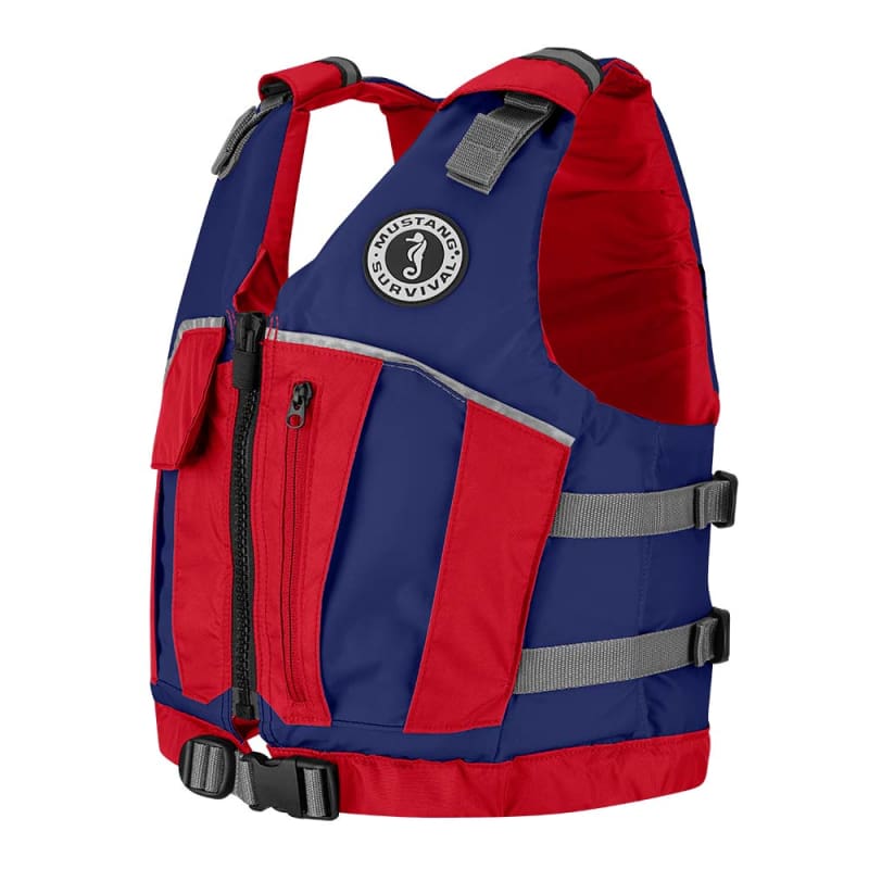 Mustang Youth Reflex Foam Vest - Navy Blue/Red [MV7030-80-0-216] Brand_Mustang Survival, Marine Safety, Marine Safety | Personal Flotation