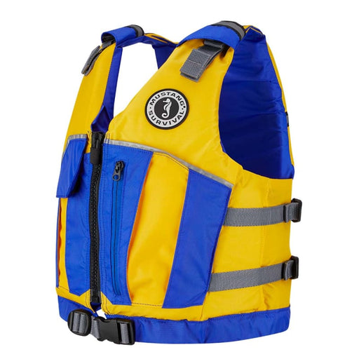 Mustang Youth Reflex Foam Vest - Yellow/Royal Blue [MV7030-220-0-216] Brand_Mustang Survival, Marine Safety, Marine Safety | Personal