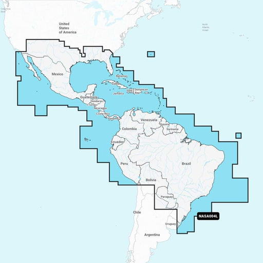 Navionics+ NASA004L - Mexico Caribbean to Brazil [010-C1364-30] 1st Class Eligible, Brand_Navionics, Cartography, Cartography | Navionics +
