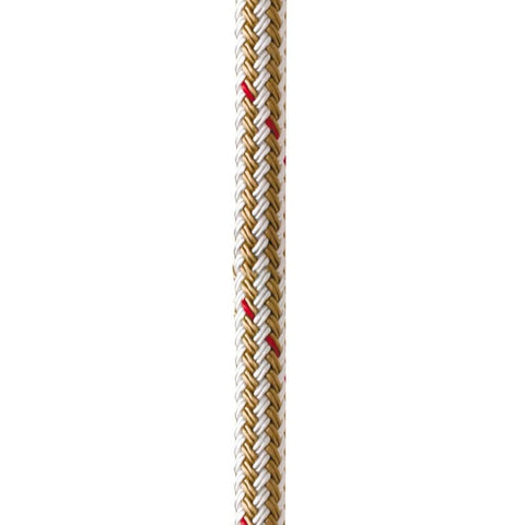 New England Ropes 3/4 Double Braid Dock Line - White/Gold w/Tracer - 50 [C5059-24-00050] Anchoring & Docking, Anchoring & Docking | Dock