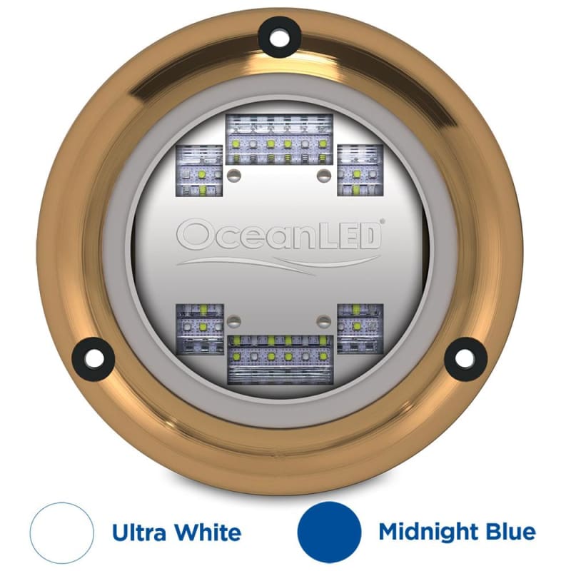 OceanLED Sport S3124s Underwater LED Light - Ultra White/Midnight Blue [012103BW] Brand_OceanLED, Lighting, Lighting | Underwater Lighting