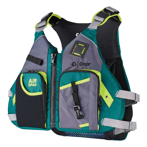 Onyx Airspan Angler Life Jacket - XL/2X - Green [123200-400-060-23] Brand_Onyx Outdoor, Marine Safety, Marine Safety | Personal Flotation
