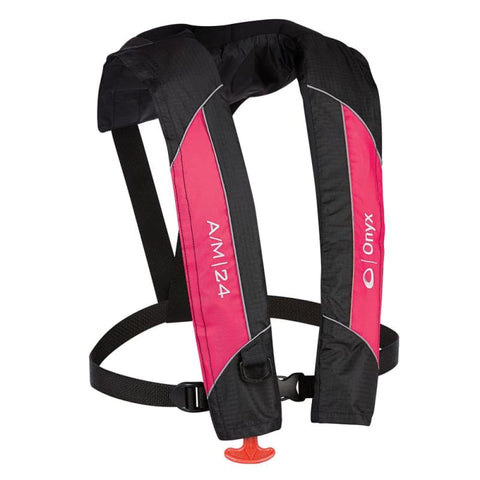 Onyx A/M-24 Automatic/Manual Inflatable PFD Life Jacket - Pink [132000-105-004-14] Brand_Onyx Outdoor, Hazmat, Marine Safety, Marine Safety