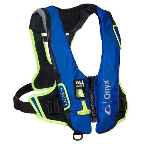 Onyx Impulse A/M-33 All Clear Auto/Manual Inflatable Life Jacket - Blue [132800-500-004-21] Brand_Onyx Outdoor, Hazmat, Marine Safety, 