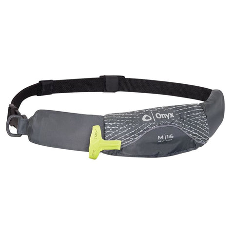 Onyx M-16 Manual Inflatable Belt Pack (PFD) - Grey [130900-701-004-19] Brand_Onyx Outdoor, Hazmat, Marine Safety, Marine Safety | Personal