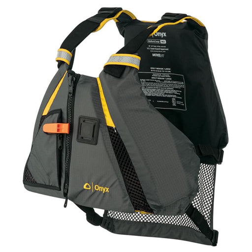 Onyx MoveVent Dynamic Paddle Sports Vest - Yellow/Grey - XL/2XL [122200-300-060-18] Brand_Onyx Outdoor, Marine Safety, Marine Safety | 