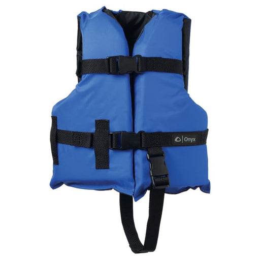Onyx Nylon General Purpose Life Jacket - Child 30-50lbs - Blue [103000-500-001-12] Brand_Onyx Outdoor, Marine Safety, Marine Safety |