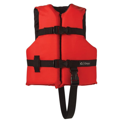 Onyx Nylon General Purpose Life Jacket - Child 30-50lbs - Red [103000-100-001-12] Brand_Onyx Outdoor, Marine Safety, Marine Safety | 