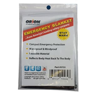 Orion Emergency Blanket [464] 1st Class Eligible, Brand_Orion, Marine Safety, Marine Safety | Accessories, Outdoor Foul Weather Gear CWR