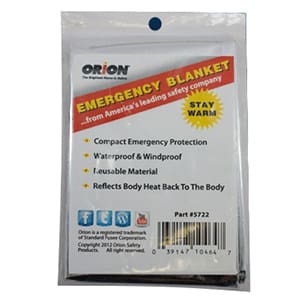 Orion Emergency Blanket [464] 1st Class Eligible, Brand_Orion, Marine Safety, Marine Safety | Accessories, Outdoor Foul Weather Gear CWR