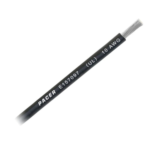 Pacer Black 10 AWG Battery Cable - Sold By The Foot [WUL10BK-FT] 1st Class Eligible, Brand_Pacer Group, Electrical, Electrical | Wire Wire