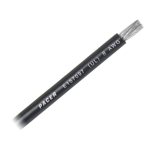 Pacer Black 8 AWG Battery Cable - Sold By The Foot [WUL8BK-FT] 1st Class Eligible, Brand_Pacer Group, Electrical, Electrical | Wire Wire CWR
