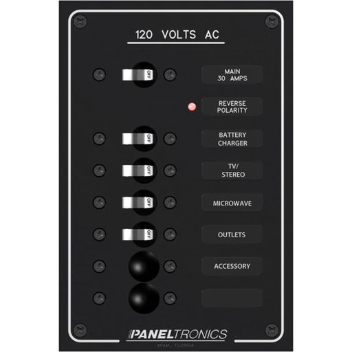 Paneltronics Standard AC 6 Position Breaker Panel & Main [9982305B] Brand_Paneltronics Electrical Electrical | Electrical Panels Electrical