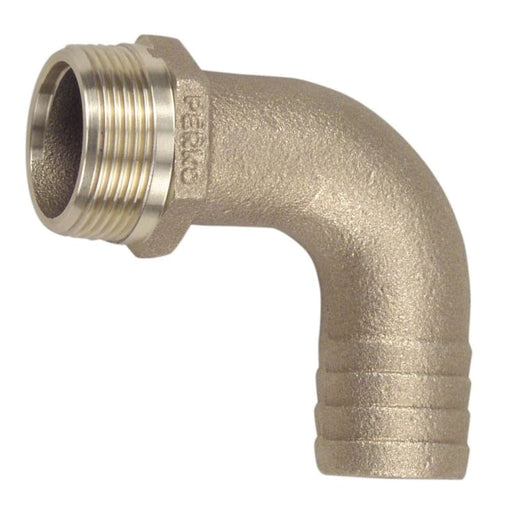 Perko 1-1/4 Pipe to Hose Adapter 90 Degree Bronze MADE IN THE USA [0063DP7PLB] Brand_Perko, Marine Plumbing & Ventilation, Marine Plumbing &