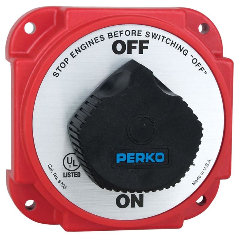 Perko 9703DP Heavy Duty Battery Disconnect Switch w/ Alternator Field Disconnect [9703DP] Brand_Perko, Electrical, Electrical | Battery