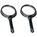 Perko Round Type Rowlock Horns - Plain Zinc [1267DP0ZNC] 1st Class Eligible, Brand_Perko, Marine Hardware, Marine Hardware | Oarlocks