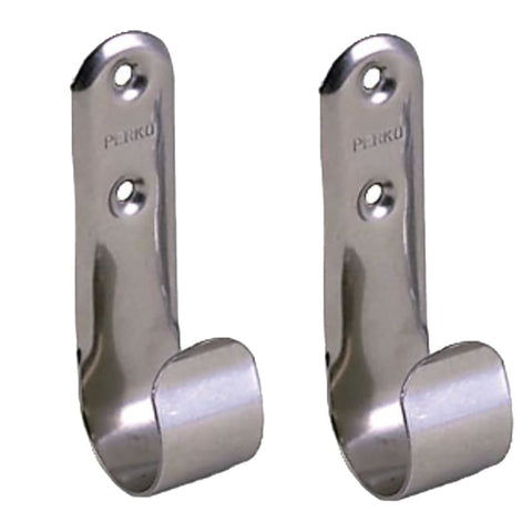 Perko Stainless Steel Boat Hook Holders - Pair [0492DP0STS] 1st Class Eligible, Brand_Perko, Marine Hardware, Marine Hardware | Hooks &