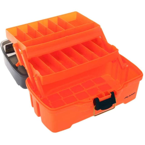 Plano 2-Tray Tackle Box w/Dual Top Access - Smoke Bright Orange [PLAMT6221] Brand_Plano, Outdoor, Outdoor | Tackle Storage Tackle Storage 