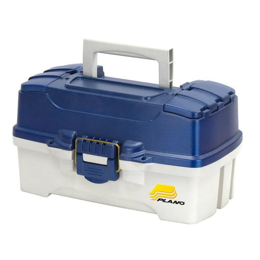 Plano 2-Tray Tackle Box w/Duel Top Access - Blue Metallic/Off White [620206] Brand_Plano, Outdoor, Outdoor | Tackle Storage Tackle Storage 