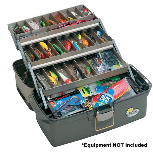 Plano Guide Series Tray Tackle Box - Graphite/Sandstone [613403] Brand_Plano, Hunting & Fishing, Hunting & Fishing | Tackle Storage, 