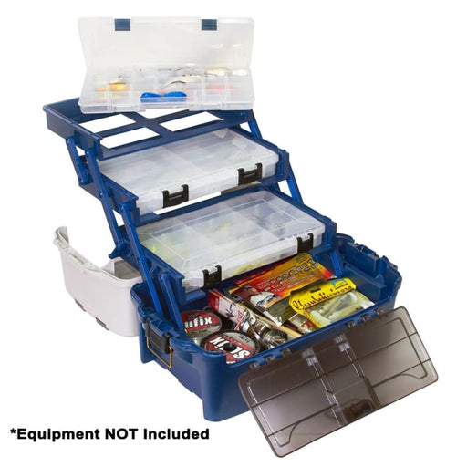Plano Hybrid Hip 3-Stowaway Tackle Box 3700 - Blue [723700] Brand_Plano, Hunting & Fishing, Hunting & Fishing | Tackle Storage, Outdoor, 