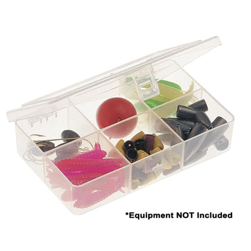 Plano Six-Compartment Tackle Organizer - Clear [344860] 1st Class Eligible, Brand_Plano, Hunting & Fishing, Hunting & Fishing | Tackle 