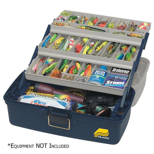 Plano Three-Tray Fixed Compartment Tackle Box - XL [613306] Brand_Plano, Outdoor, Outdoor | Tackle Storage Tackle Storage CWR