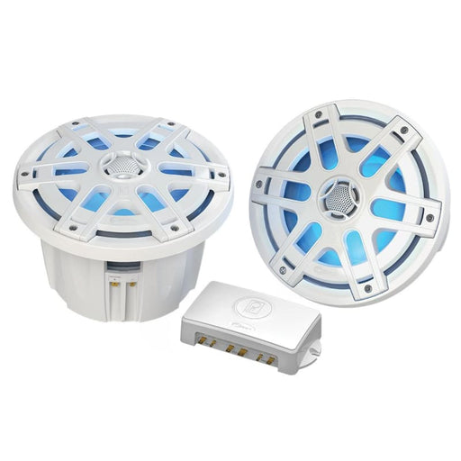 Poly-Planar MA-OC8 8 500 Watt Waterproof Blue LED Speaker - White [MA-OC8] Brand_Poly-Planar, Clearance, Entertainment, Entertainment | 