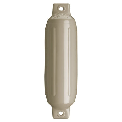 Polyform G-1 Twin Eye Fender 3.5 x 12.8 - Sand [G-1-SANDWO] 1st Class Eligible, Anchoring & Docking, Anchoring & Docking | Fenders,