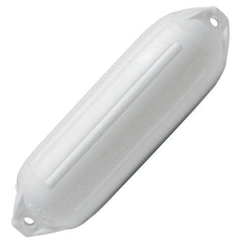 Polyform NF-4 Heavy Duty Twin Eye Fender 6.4 X 21.6 - White [NF-4 WHITE] Anchoring & Docking, Anchoring & Docking | Fenders, Brand_Polyform 