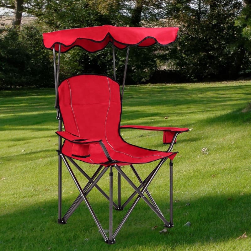 Portable Folding Canopy Chair with Cup Holders beach, camping, Camping | Accessories, Outdoor | Camping, pool Camping Hunting & Accessories 