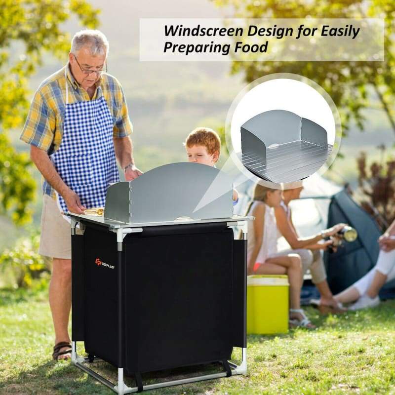 Portable Outdoor Camping Grill Table with Storage Organizer camping, Camping | Accessories, Camping | Grills, fishing, hiking Camping 