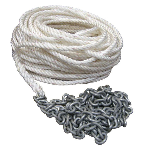 Powerwinch 150’ of 1/2 Rope 10’ of 1/4 HT Chain Rode [P10293] Anchoring & Docking, Anchoring & Docking | Rope & Chain, Brand_Powerwinch Rope