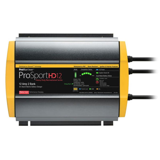 ProMariner ProSportHD 12 Gen 4 - 12 Amp - 2 Bank Battery Charger [44012] Brand_ProMariner, Electrical, Electrical | Battery Chargers Battery