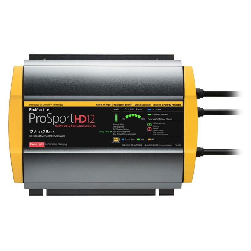ProMariner ProSportHD 12 Global Gen 4 - 12 Amp - 2 Bank Battery Charger [44026] Brand_ProMariner, Electrical, Electrical | Battery Chargers 