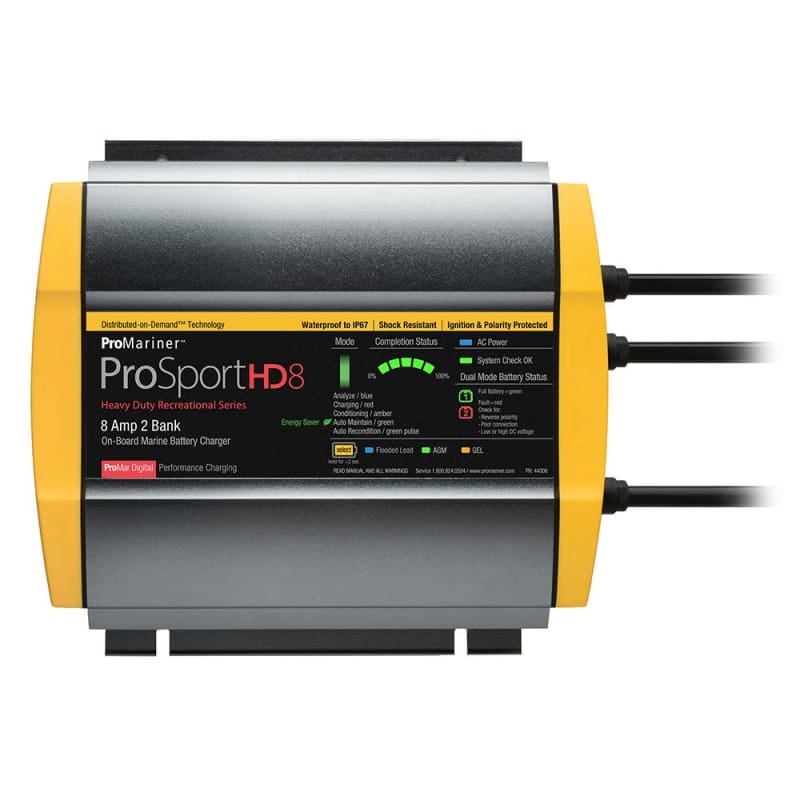 ProMariner ProSportHD 8 Gen 4 - 8 Amp - 2 Bank Battery Charger [44008] Brand_ProMariner, Electrical, Electrical | Battery Chargers Battery 