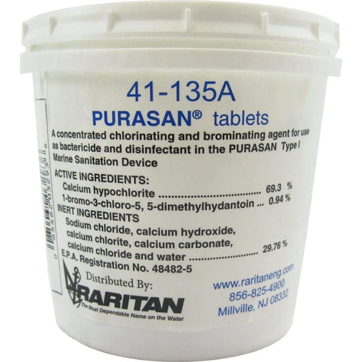 Raritan PURASAN EX Refill Tablets *1 Tub of 6 Tablets [41-135A] Brand_Raritan, Hazmat, Marine Plumbing & Ventilation, Marine Plumbing &