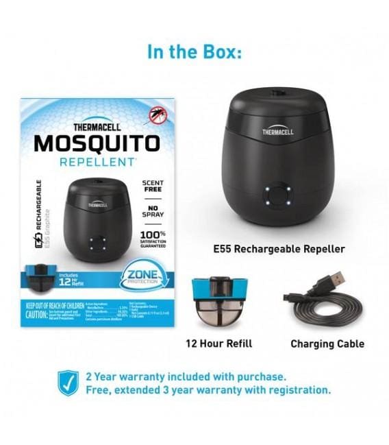 Rechargeable Mosquito Repeller (Charcoal) Camping, Camping | Accessories, mosquito Camping Hunting & Accessories Thermacell
