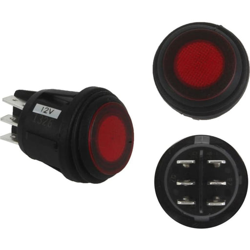 RIGID Industries 3 Position Rocker Switch - Red [40181] 1st Class Eligible, Brand_RIGID Industries, Lighting, Lighting | Accessories,