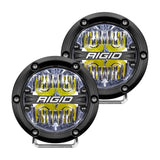 RIGID Industries 360-Series 4 LED Off-Road Fog Light Drive Beam w/White Backlight - Black Housing [36117] Brand_RIGID Industries, Lighting,