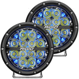 RIGID Industries 360-Series 6 LED Off-Road Fog Light Drive Beam w/Blue Backlight - Black Housing [36207] Brand_RIGID Industries, Lighting,