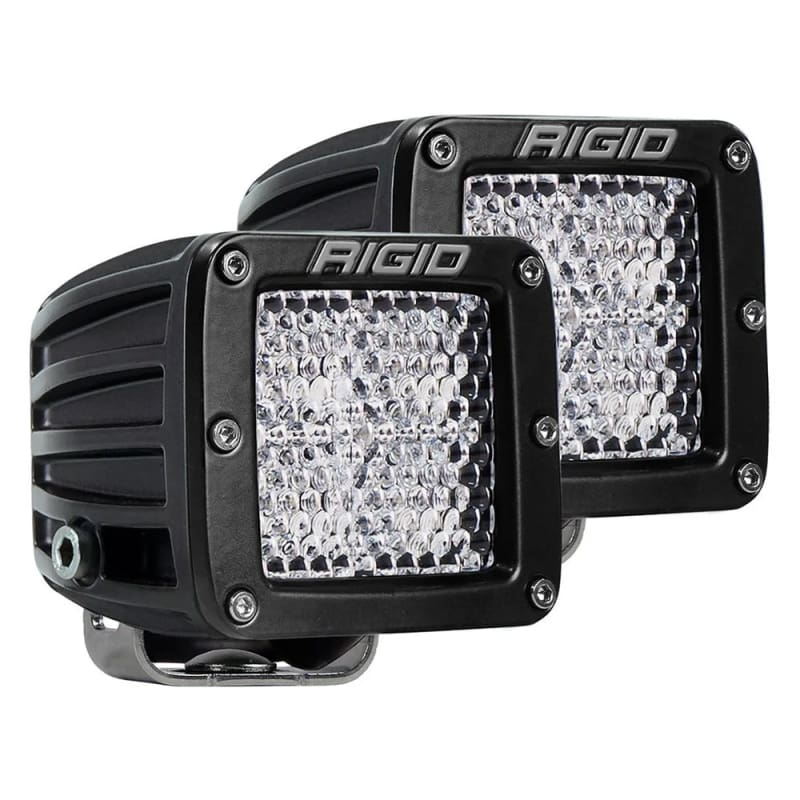 RIGID Industries D-Series PRO Flood Diffused Surface Mount Black Light - Pair [202513] Automotive/RV, Automotive/RV | Lighting, Brand_RIGID