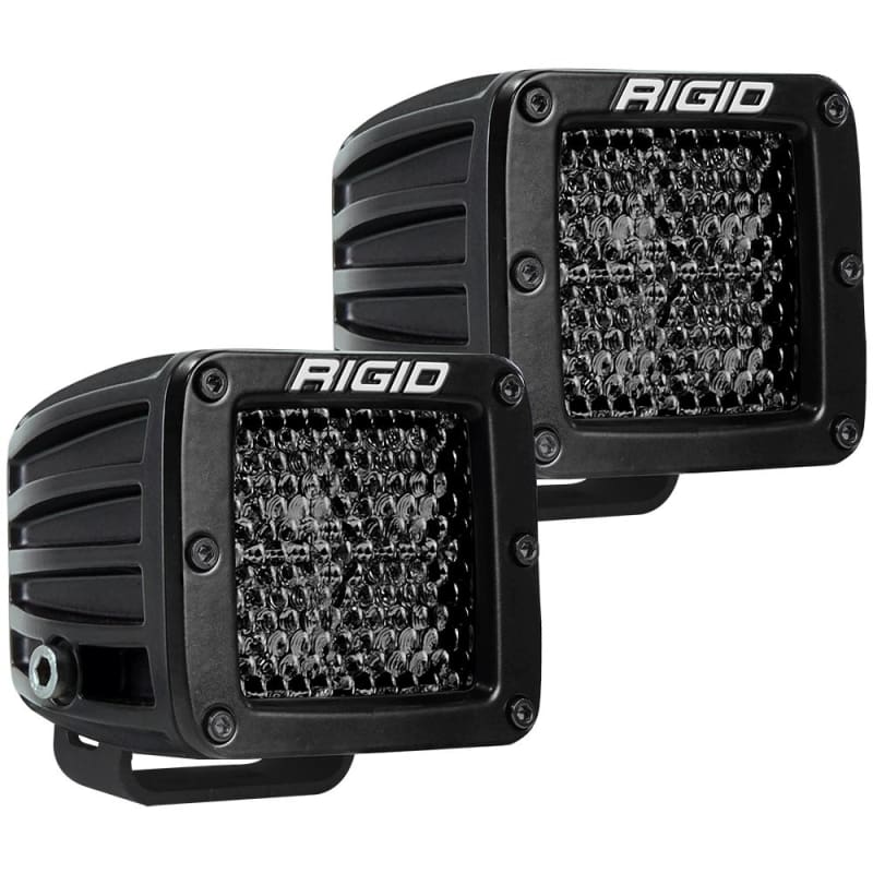 RIGID Industries D-Series Pro Spot Diffused Midnight Surface Mount - Pair [202513BLK] Automotive/RV, Automotive/RV | Lighting, Brand_RIGID