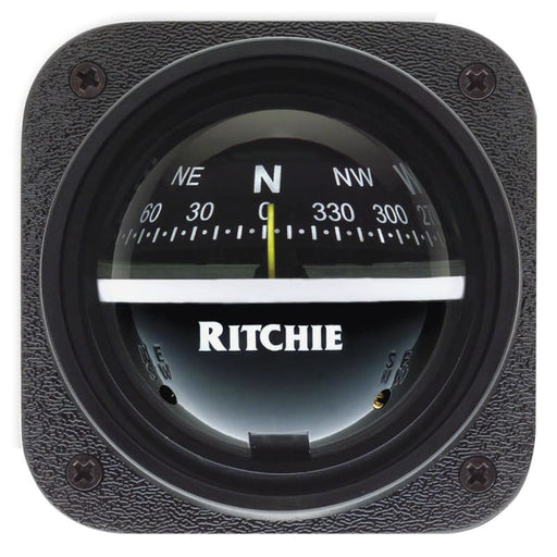 Ritchie V-537 Explorer Compass - Bulkhead Mount - Black Dial [V-537] Brand_Ritchie, Marine Navigation & Instruments, Marine Navigation & 