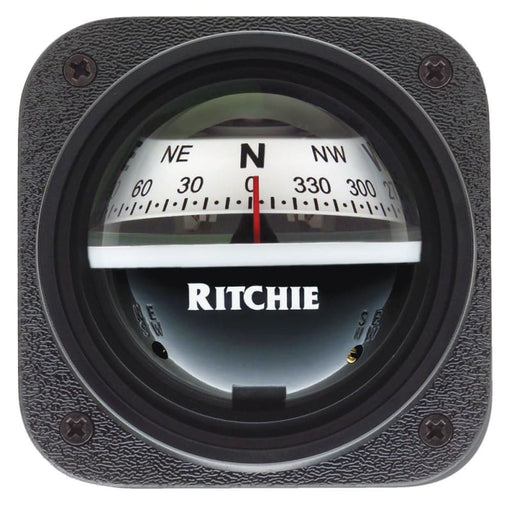 Ritchie V-537W Explorer Compass - Bulkhead Mount - White Dial [V-537W] Brand_Ritchie, Marine Navigation & Instruments, Marine Navigation & 