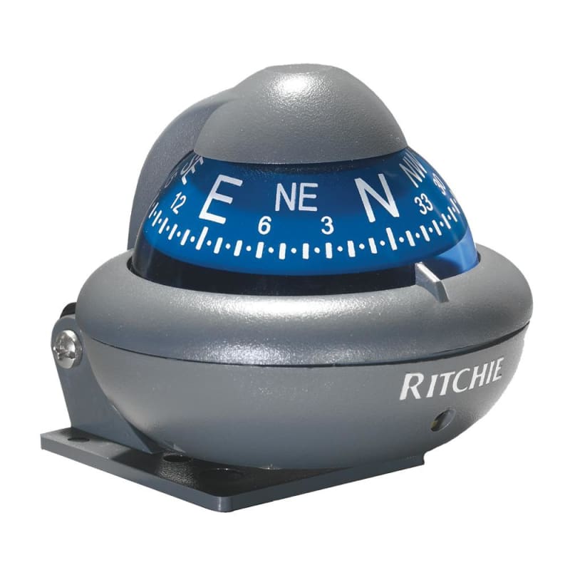 Ritchie X-10-A RitchieSport Automotive Compass - Bracket Mount - Gray [X-10-A] 1st Class Eligible, Automotive/RV, Automotive/RV | Compasses 