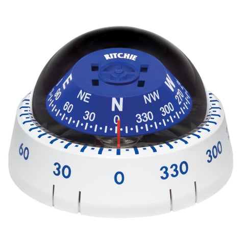 Ritchie XP-99W Kayaker Compass - Surface Mount - White [XP-99W] Brand_Ritchie, Marine Navigation & Instruments, Marine Navigation & 