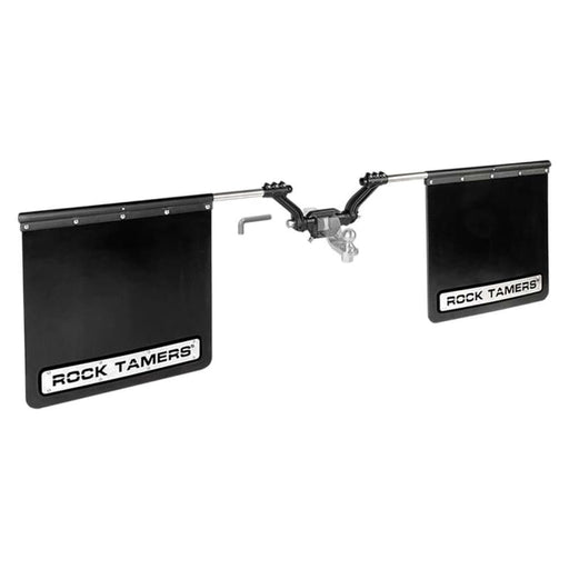 ROCK TAMERS 2 Hub Mudflap System - Matte Black/Stainless [00108] Brand_ROCK TAMERS, Trailering, Trailering | Hitches & Accessories Hitches &