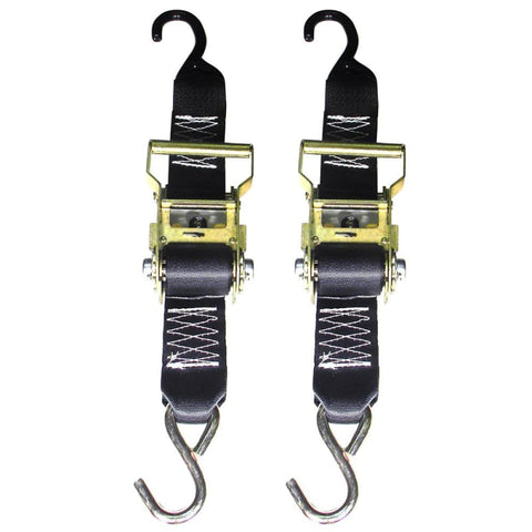 Rod Saver Heavy-Duty Ratchet Trailer Tie-Down - 2 x 3 - Pair [R2TTD3] Brand_Rod Saver, Trailering, Trailering | Tie-Downs Tie-Downs CWR